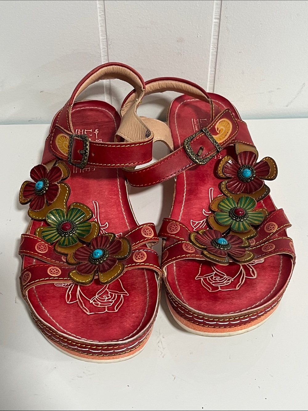 L'ARTISTE GOODIE ANKLE STRAP SANDAL sz 40 - Picture 3 of 9